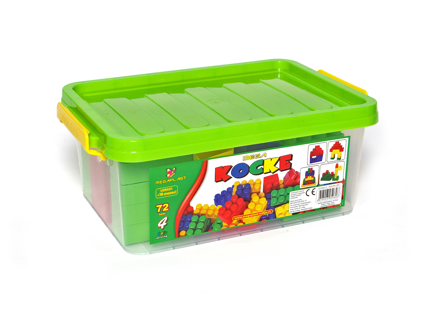 MEGA KOCKE BOX 72 MP